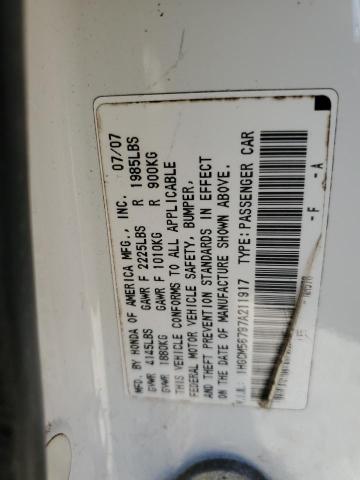 Photo 12 VIN: 1HGCM56797A211917 - HONDA ACCORD 