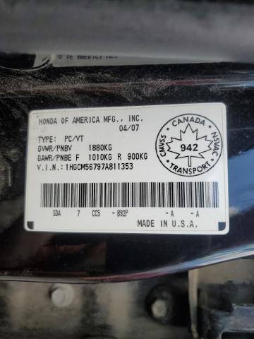 Photo 12 VIN: 1HGCM56797A811353 - HONDA ACCORD 