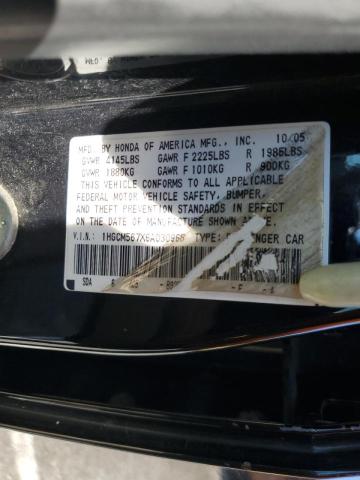 Photo 11 VIN: 1HGCM567X6A030968 - HONDA ACCORD EX 