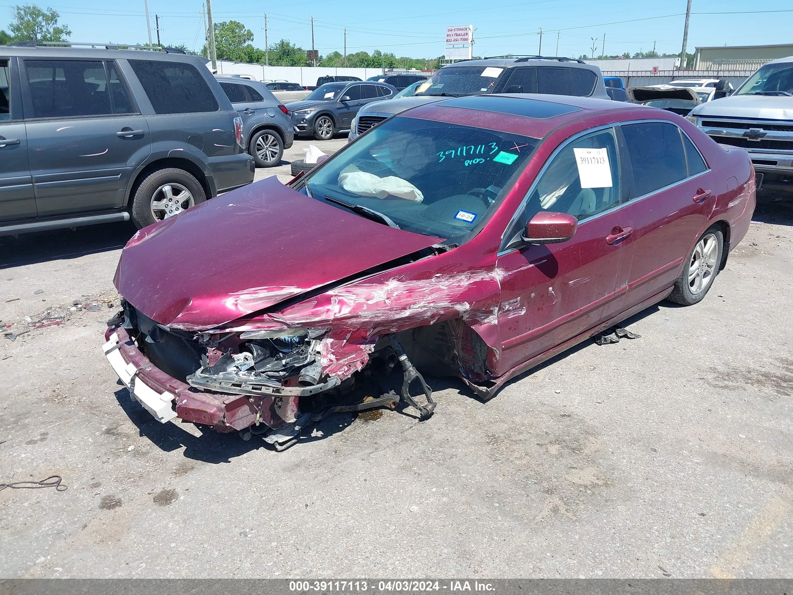 Photo 1 VIN: 1HGCM567X6A038987 - HONDA ACCORD 