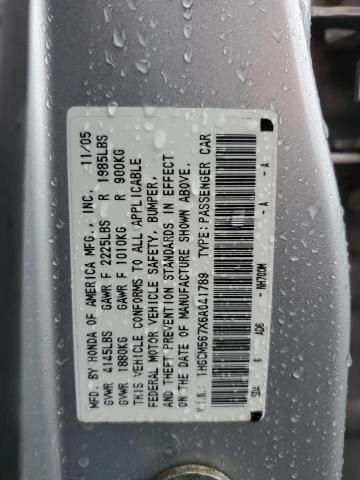 Photo 12 VIN: 1HGCM567X6A041789 - HONDA ACCORD EX 