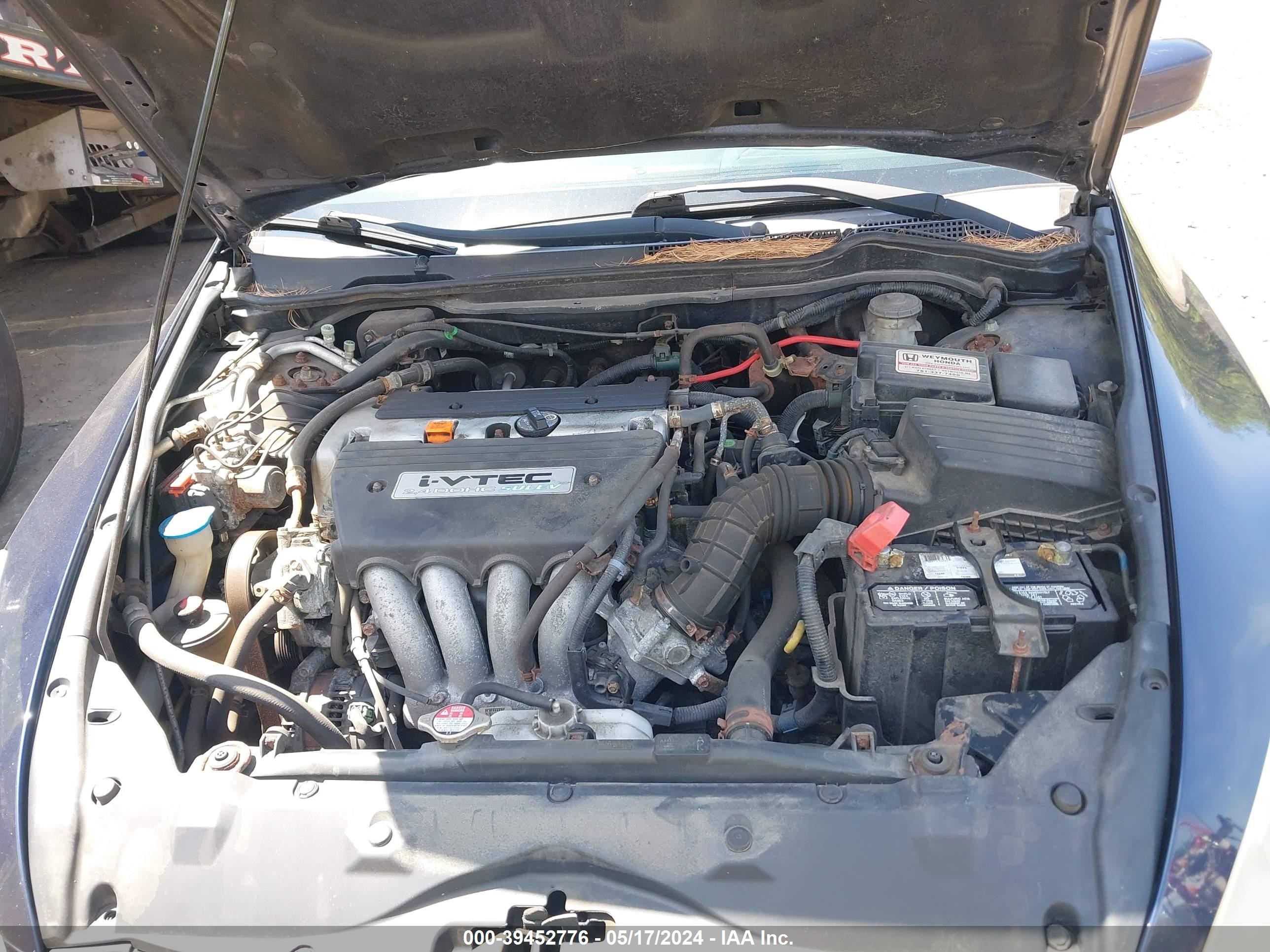 Photo 9 VIN: 1HGCM567X7A182346 - HONDA ACCORD 