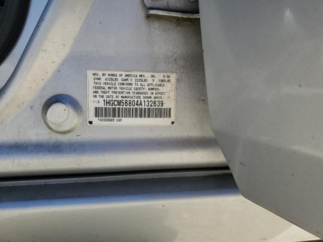 Photo 12 VIN: 1HGCM56804A132639 - HONDA ACCORD EX 