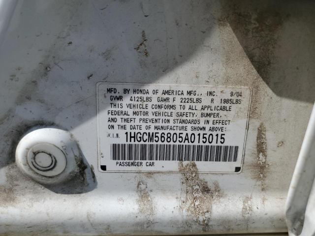 Photo 11 VIN: 1HGCM56805A015015 - HONDA ACCORD 