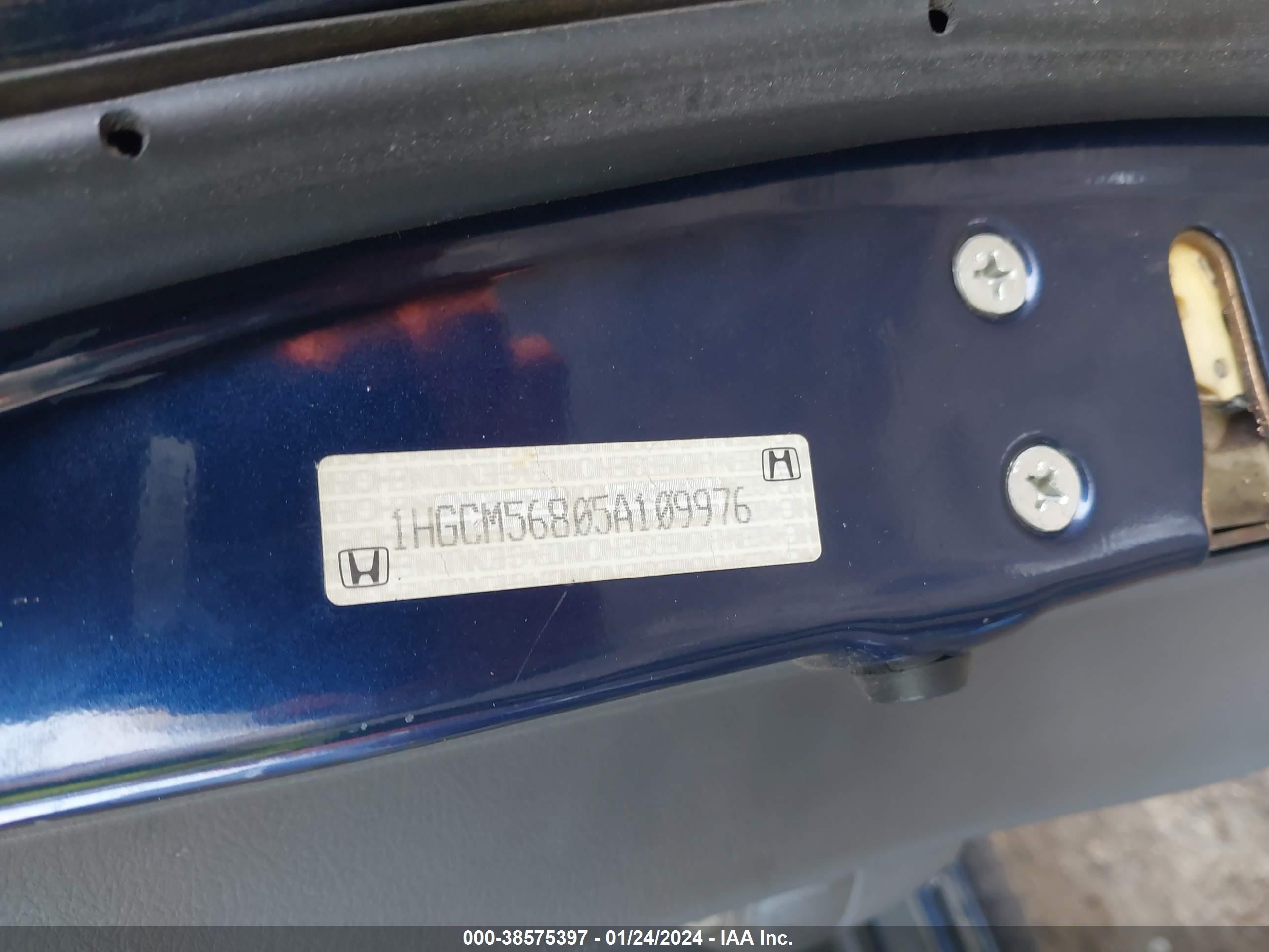 Photo 8 VIN: 1HGCM56805A109976 - HONDA ACCORD 