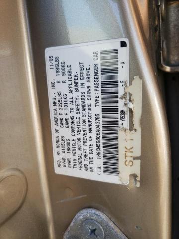 Photo 11 VIN: 1HGCM56806A043785 - HONDA ACCORD EX 