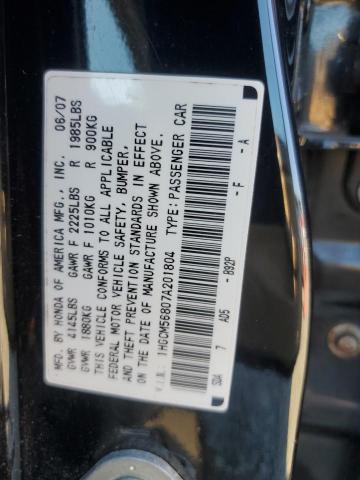 Photo 11 VIN: 1HGCM56807A201804 - HONDA ACCORD EX 