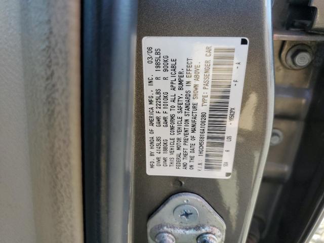 Photo 11 VIN: 1HGCM56816A106280 - HONDA ACCORD 