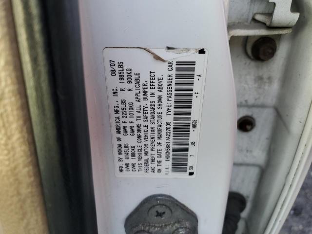 Photo 11 VIN: 1HGCM56817A227005 - HONDA ACCORD 