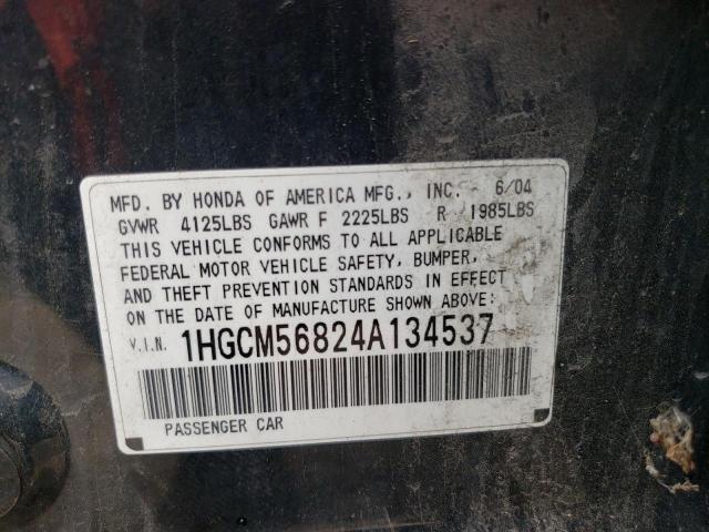 Photo 11 VIN: 1HGCM56824A134537 - HONDA ACCORD 