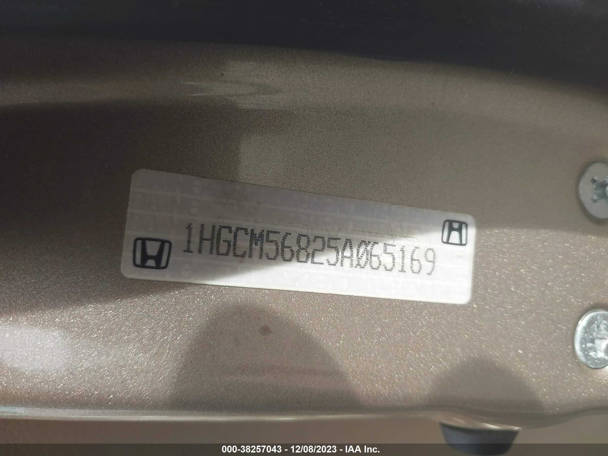 Photo 8 VIN: 1HGCM56825A065169 - HONDA ACCORD 