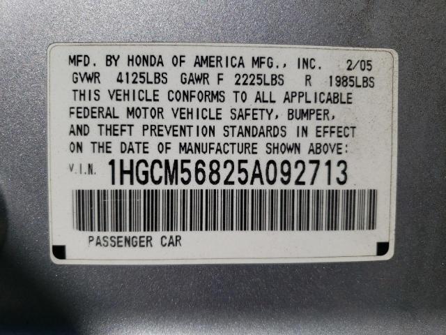 Photo 11 VIN: 1HGCM56825A092713 - HONDA ACCORD 