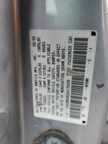 Photo 11 VIN: 1HGCM56826A176256 - HONDA ACCORD 