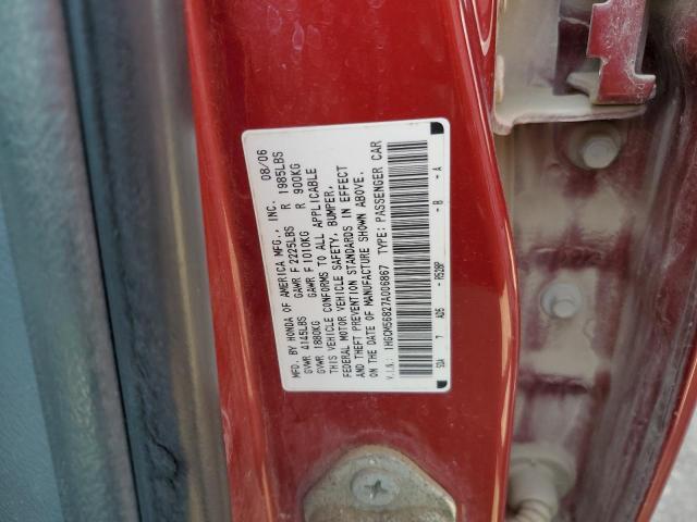 Photo 11 VIN: 1HGCM56827A006867 - HONDA ACCORD EX 