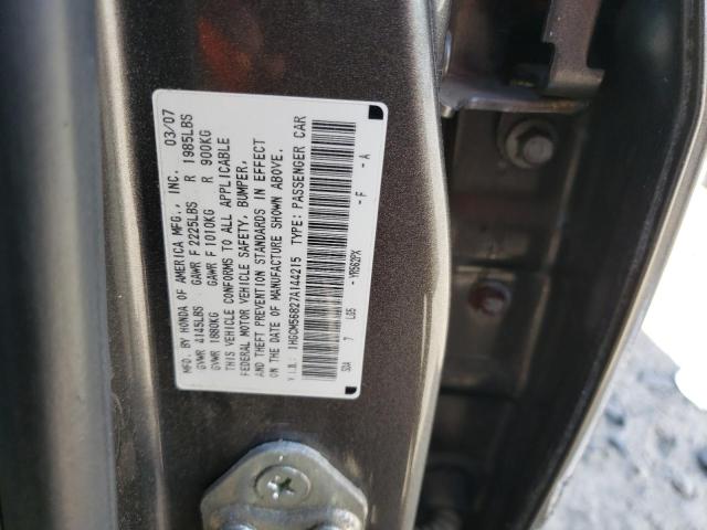 Photo 12 VIN: 1HGCM56827A144215 - HONDA ACCORD EX 