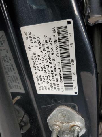 Photo 12 VIN: 1HGCM56827A161936 - HONDA ACCORD EX 