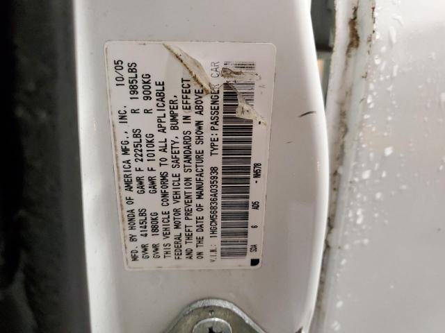 Photo 12 VIN: 1HGCM56836A035938 - HONDA ACCORD EX 