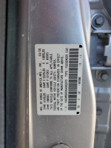 Photo 12 VIN: 1HGCM56836A082970 - HONDA ACCORD EX 