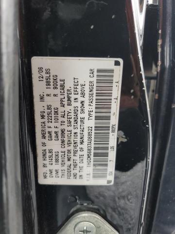 Photo 11 VIN: 1HGCM56837A068522 - HONDA ACCORD 