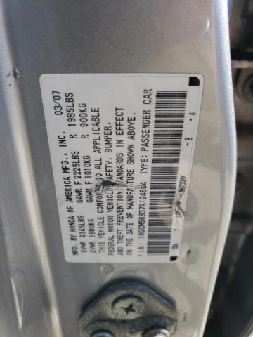 Photo 11 VIN: 1HGCM56837A124684 - HONDA ACCORD EX 