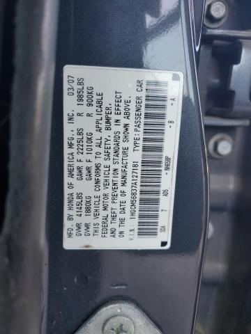 Photo 11 VIN: 1HGCM56837A127181 - HONDA ACCORD 