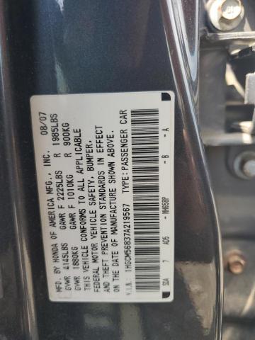 Photo 11 VIN: 1HGCM56837A219567 - HONDA ACCORD 