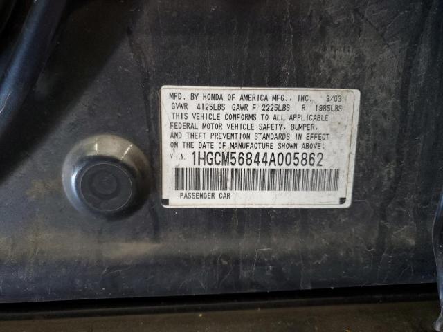 Photo 11 VIN: 1HGCM56844A005862 - HONDA ACCORD 