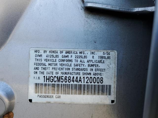 Photo 11 VIN: 1HGCM56844A120008 - HONDA ACCORD 