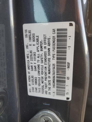 Photo 11 VIN: 1HGCM56847A015425 - HONDA ACCORD EX 