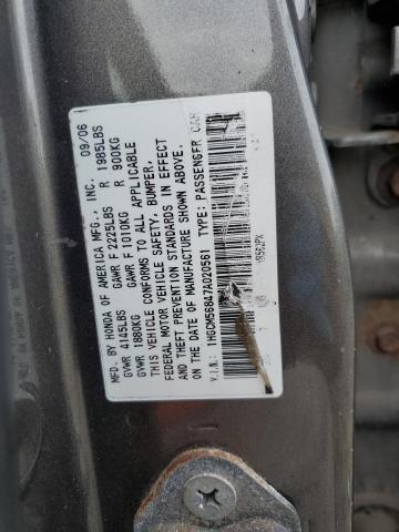 Photo 11 VIN: 1HGCM56847A020561 - HONDA ACCORD EX 