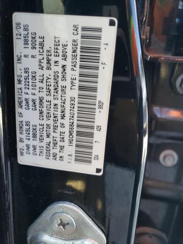 Photo 11 VIN: 1HGCM56847A074930 - HONDA ACCORD EX 