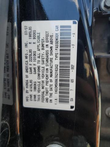 Photo 11 VIN: 1HGCM56847A216242 - HONDA ACCORD EX 