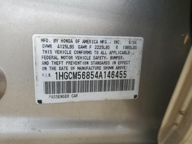 Photo 11 VIN: 1HGCM56854A146455 - HONDA ACCORD 