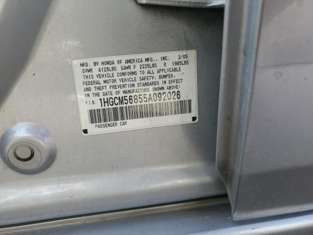 Photo 11 VIN: 1HGCM56855A092026 - HONDA ACCORD EX 