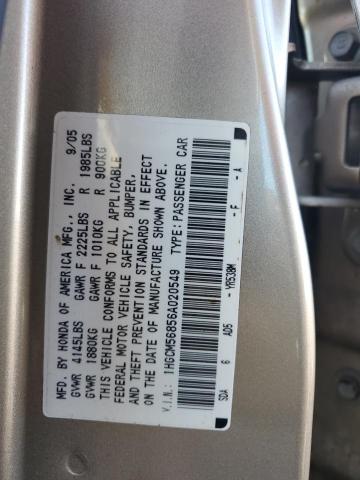 Photo 11 VIN: 1HGCM56856A020549 - HONDA ACCORD 