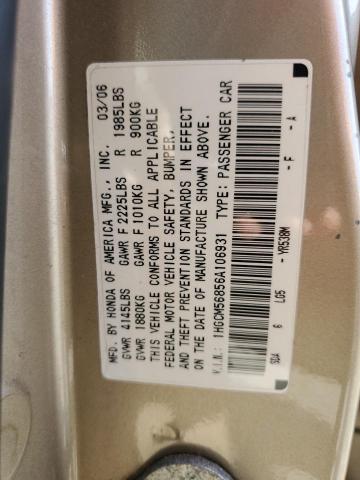 Photo 11 VIN: 1HGCM56856A106931 - HONDA ACCORD EX 