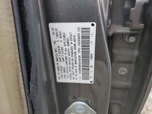 Photo 11 VIN: 1HGCM56856A156034 - HONDA ACCORD EX 