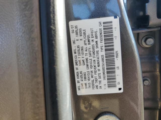 Photo 11 VIN: 1HGCM56857A148825 - HONDA ACCORD EX 