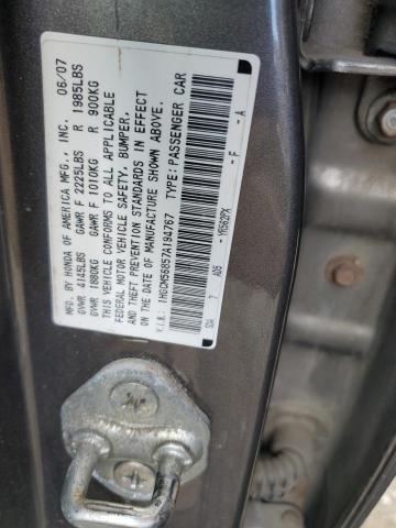 Photo 11 VIN: 1HGCM56857A194767 - HONDA ACCORD EX 