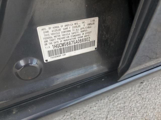 Photo 11 VIN: 1HGCM56875A066902 - HONDA ACCORD EX 