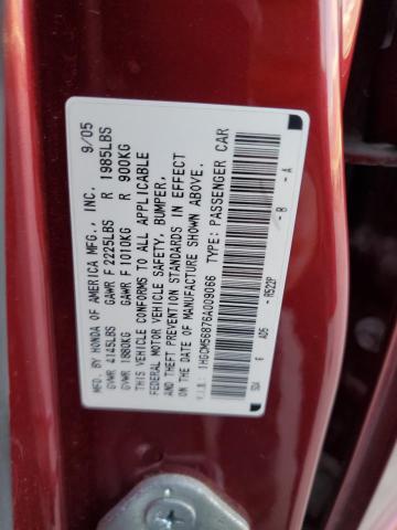 Photo 11 VIN: 1HGCM56876A009066 - HONDA ACCORD 