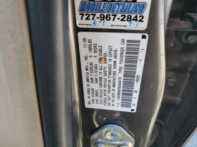 Photo 11 VIN: 1HGCM56876A046151 - HONDA ACCORD EX 