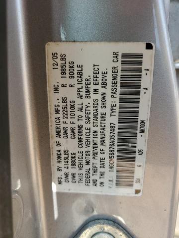 Photo 11 VIN: 1HGCM56876A057487 - HONDA ACCORD 