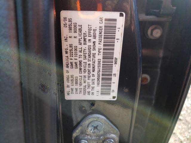 Photo 11 VIN: 1HGCM56876A150963 - HONDA ACCORD EX 