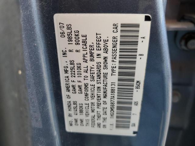 Photo 12 VIN: 1HGCM56877A188131 - HONDA ACCORD 