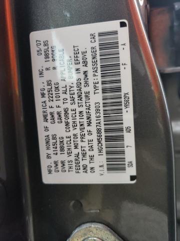 Photo 11 VIN: 1HGCM56887A163903 - HONDA ACCORD EX 