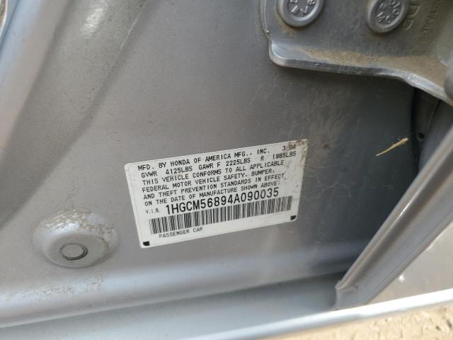 Photo 12 VIN: 1HGCM56894A090035 - HONDA ACCORD EX 