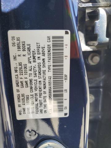 Photo 11 VIN: 1HGCM56896A165142 - HONDA ACCORD 