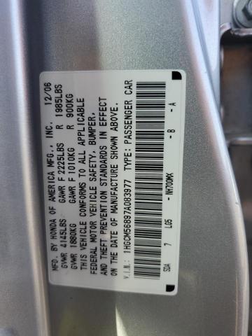 Photo 12 VIN: 1HGCM56897A083977 - HONDA ACCORD 