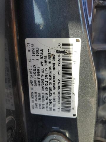 Photo 12 VIN: 1HGCM56897A092145 - HONDA ACCORD EX 